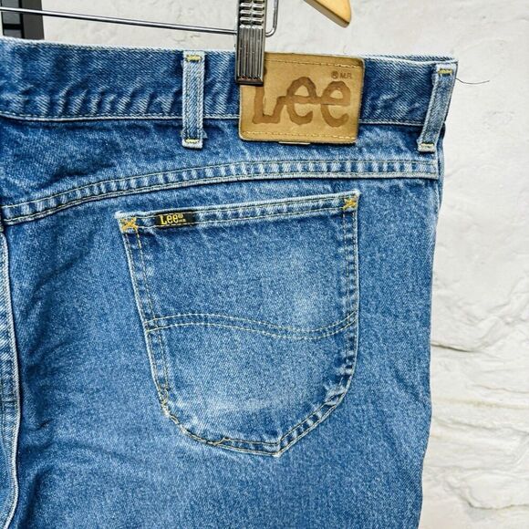 Vtg 70s Lee Riders Jeans Talon 42 Zip Faded Distressed Workwear Union Made USA - Picture 1 of 11